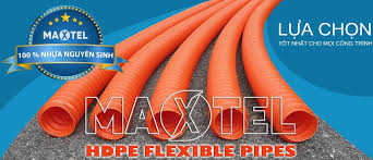 Ống nhựa gân xoắn HDPE Maxtel